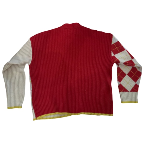 Romwe argyle cardigan- size s - Picture 2 of 2